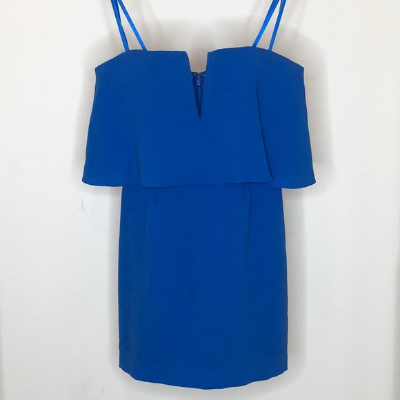 BCBGMaxazria Strapless 'Kate' Overlay Dress - Picture 1 of 3
